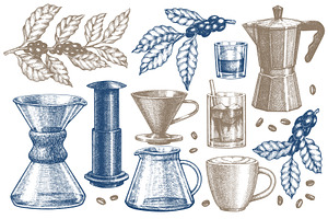 Alternative Coffee Vector Collection