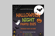 Halloween Party Flyer Template, a Flyer Template by MightyDesign (Thumbnail 4 of 8)