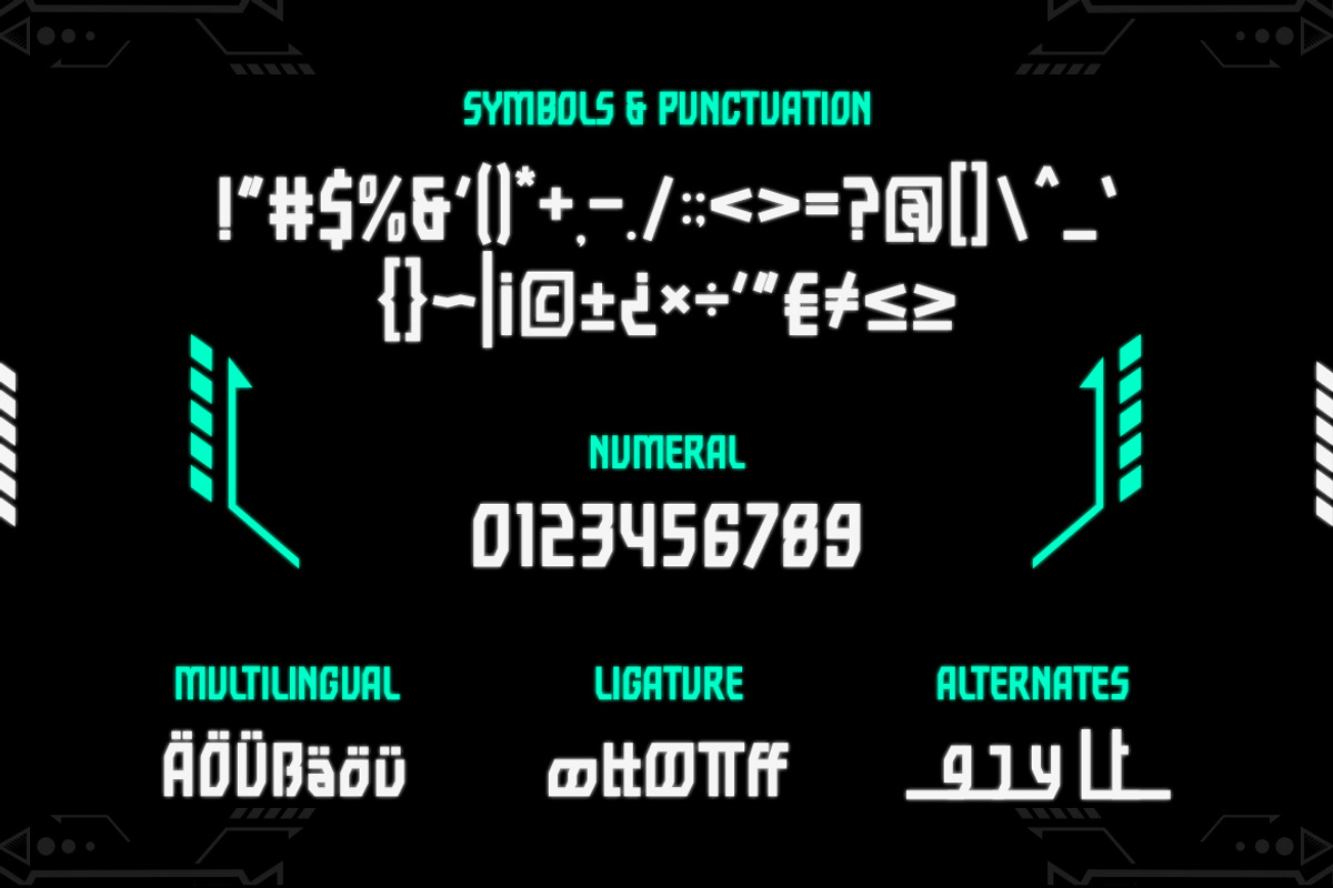 Exton - Futuristic Font, a Font by Typefactoryco (Photo 3 of 7)
