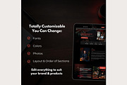 Systeme.io Dark Mode Red Blog, a Landing Page Template by Hayley's Digital Hub (Thumbnail 5 of 10)