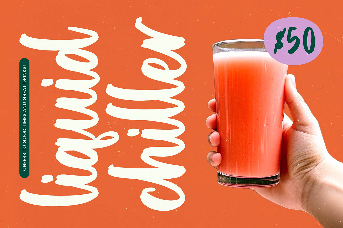 Smiles Chapter Bold Brush Font, a Script Font by Letterena Studios Script (Photo 12 of 20)