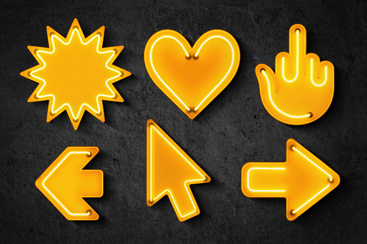 Yellow Neon Font, a Handwritten Font by Handmadefont (Photo 8 of 19)