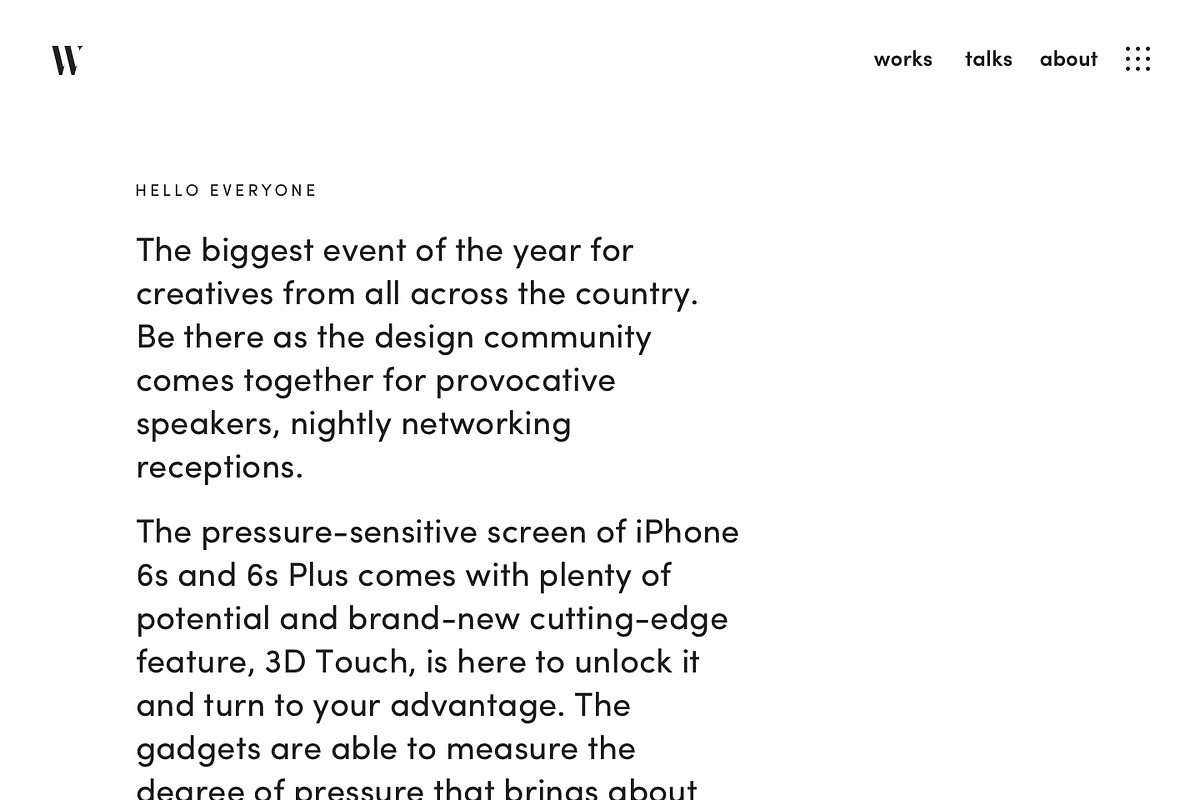 Portfolio Website Template, a Websites & App Template by Nice, Very Nice (Photo 5 of 8)