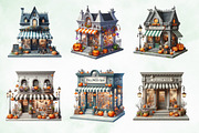 Halloween Shop Storefront Clipart, an Illustration by Creative Art (Thumbnail 4 of 4)