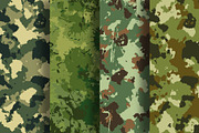 Vector Camouflage Textures, a Pattern Graphic by Iryna Denysova (Thumbnail 9 of 10)