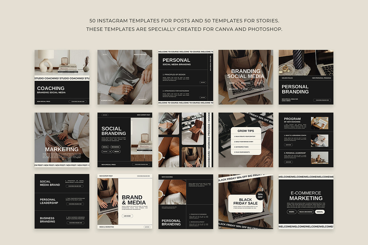 Big Coach Bundle | Canva, a Social Media Template by Instprofi | Studio Estimo (Photo 43 of 48)