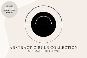 Abstract CIRCLE Shapes Kit