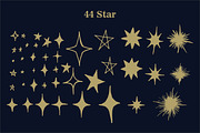 Hand drawn Space - Star Moon Sun, an Illustration by Artolabs (Thumbnail 10 of 14)