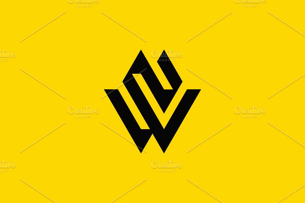 simple and bold letter NW or WN logo, a Branding & Logo Template by Rasagama Studio