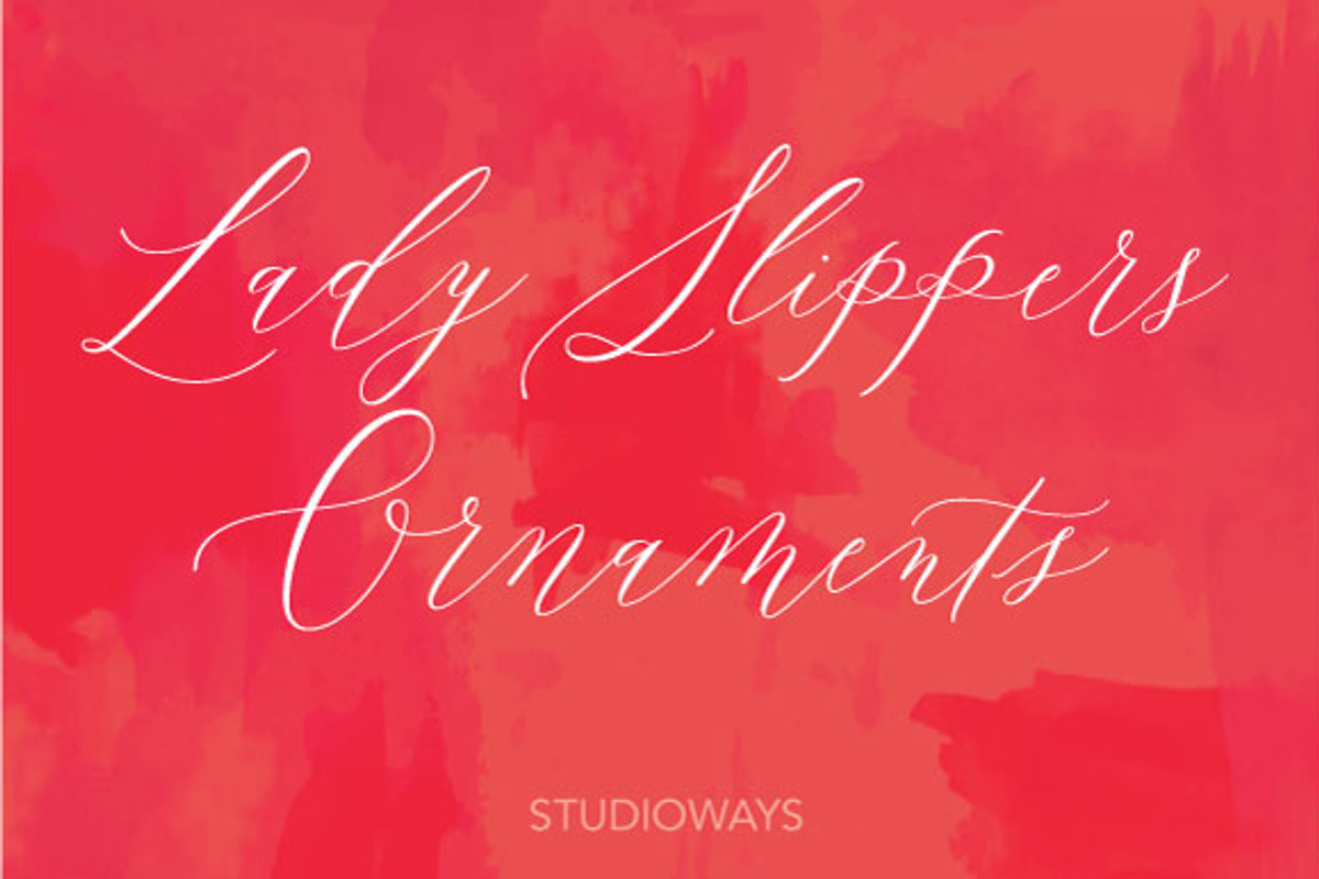 Lady Slippers Ornaments preview 2