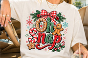Oh Snap Gingerbread Candy Cane PNG, a Seasonal Illustration by Creative Art (Thumbnail 2 of 3)