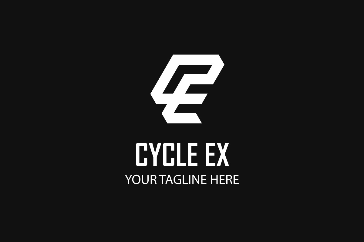 CYCLE EX CE LOGO DESIGN, a Branding & Logo Template by ElimesherStudio (Photo 2 of 2)