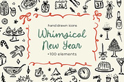 Whimsical Christmas Clipart, an Object Illustration by Teresa Art Store (Thumbnail 1 of 9)