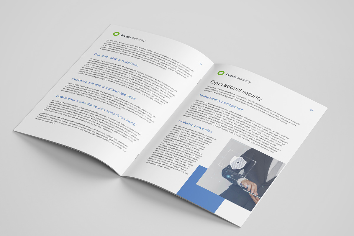 White Paper Template, a Brochure Template by azadcsstune (Photo 5 of 13)