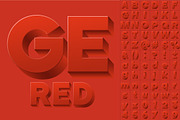 Vector alphabet of simple 3d letters, an Object Graphic by popskraft (Thumbnail 8 of 8)