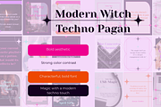 Modern Witch Instagram Templates, a Social Media Template by Mochi Atelier (Thumbnail 10 of 11)