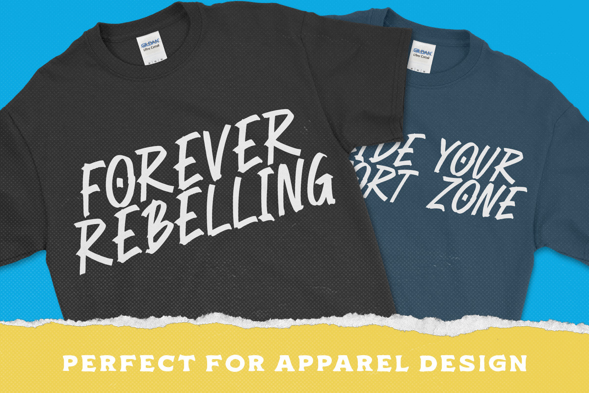 Moon Slayer - Display Brush Font, a Font by Letterhend Studio (Photo 5 of 9)