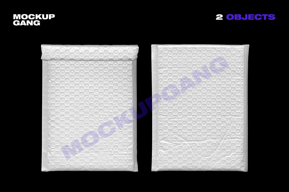 Bubble Mailer Mockup, a Packaging Mockup by Mockup Gang (Photo 4 of 4)