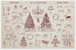 Christmas Mixed Media Pack