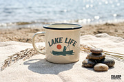 Lake Life Fishing Kayak Sunset, an Object Graphic by SharpMarketplace (Thumbnail 4 of 6)