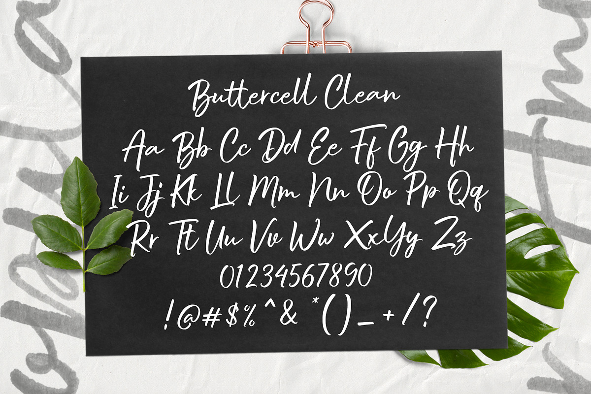 Buttercell SVG Brush Font, a Script Font by Wacaksara Co. (Photo 10 of 12)