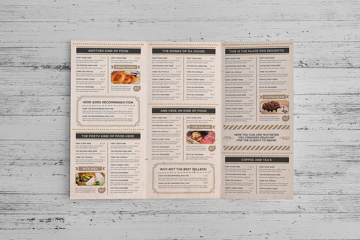 The Rustic Menu, a Brochure Template by Luuqas Design (Photo 10 of 11)