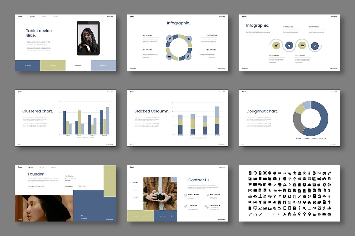 Blade - Business Google Slide, a Presentation Template by Dens Creative Studio (Photo 5 of 6)