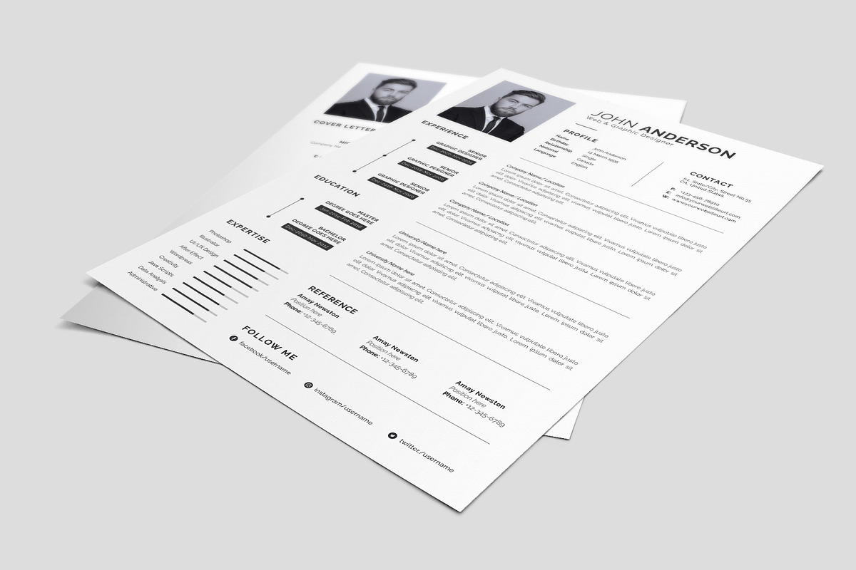 Resume CV, a Resume Template by Abdul Studio (Photo 3 of 5)