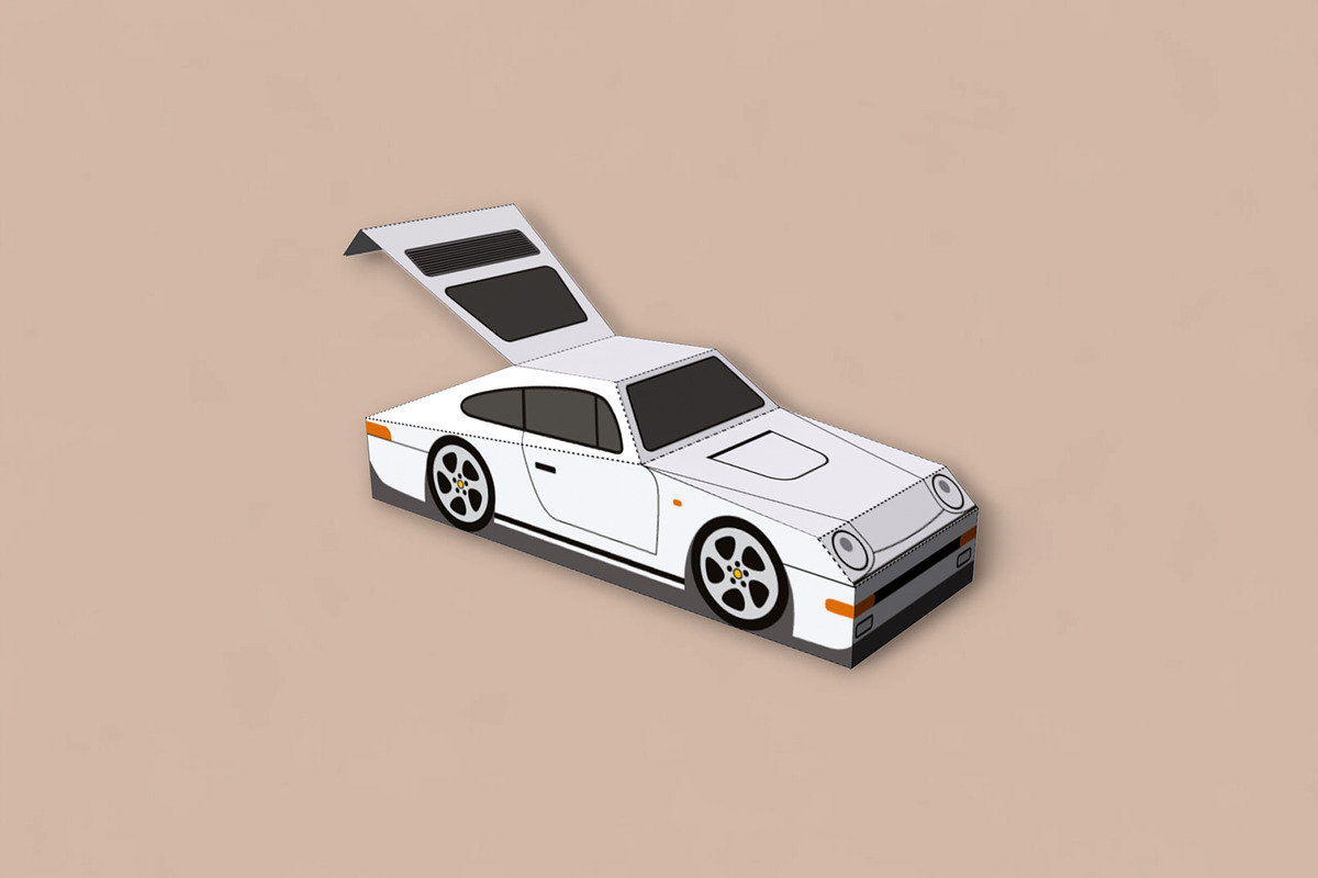 Car favor - 3d papercraft, a Templates & Theme by PAPER amaze (Photo 5 of 6)