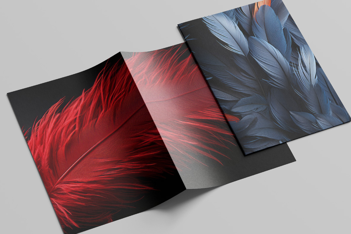 Feathers. 54 images, an Animal Illustration by Handmadefont (Photo 9 of 12)