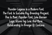 Thunder Legens - Sport Font, a Sans Serif Font by QR Design Studio (Thumbnail 6 of 8)