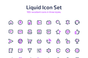 Liquid Icon Set 100+ in three styles, an Outline Icon by iconland (Thumbnail 7 of 7)