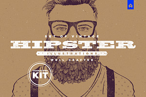 Hipster Characters Kit