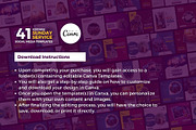 Sunday Service Church Flyer Bundle, a Social Media Template by MK Creatives (Thumbnail 3 of 3)