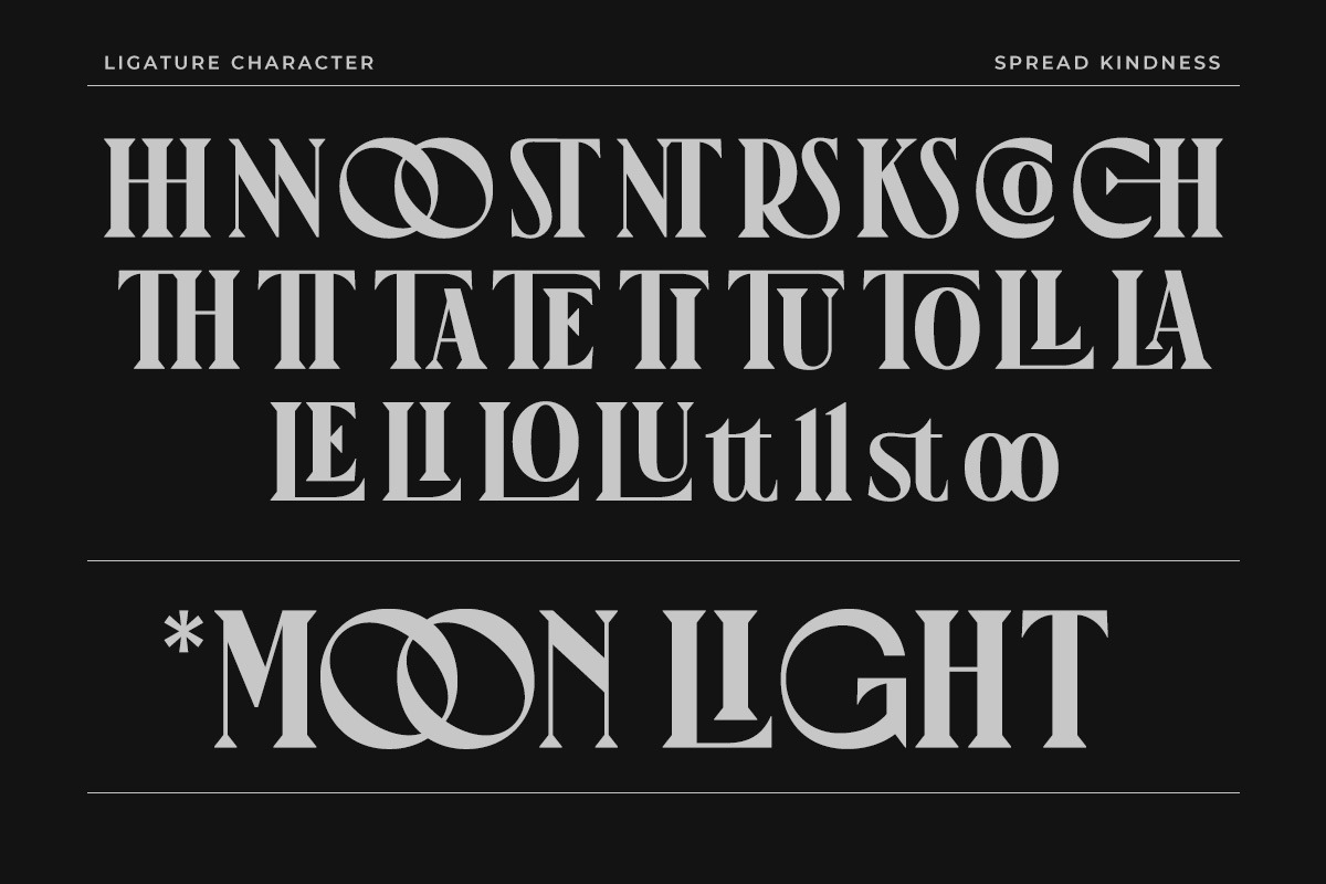 Spread Kindness Crafted Serif, a Serif Font by Letterhend Studio (Photo 7 of 12)