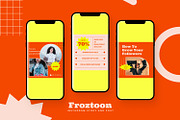 Froztoon - Instagram Stories & Post, a Social Media Template by MYDesign (Thumbnail 2 of 5)