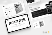 Photography Portfolio Google Slide, a Presentation Template by Annora Studio (Thumbnail 1 of 5)