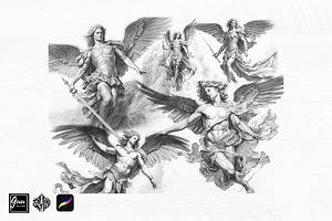 Archangel Michael And The Angels