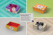 Gift Box with Cover Packaging Mockup, a Packaging Mockup by INCDesign (Thumbnail 2 of 7)