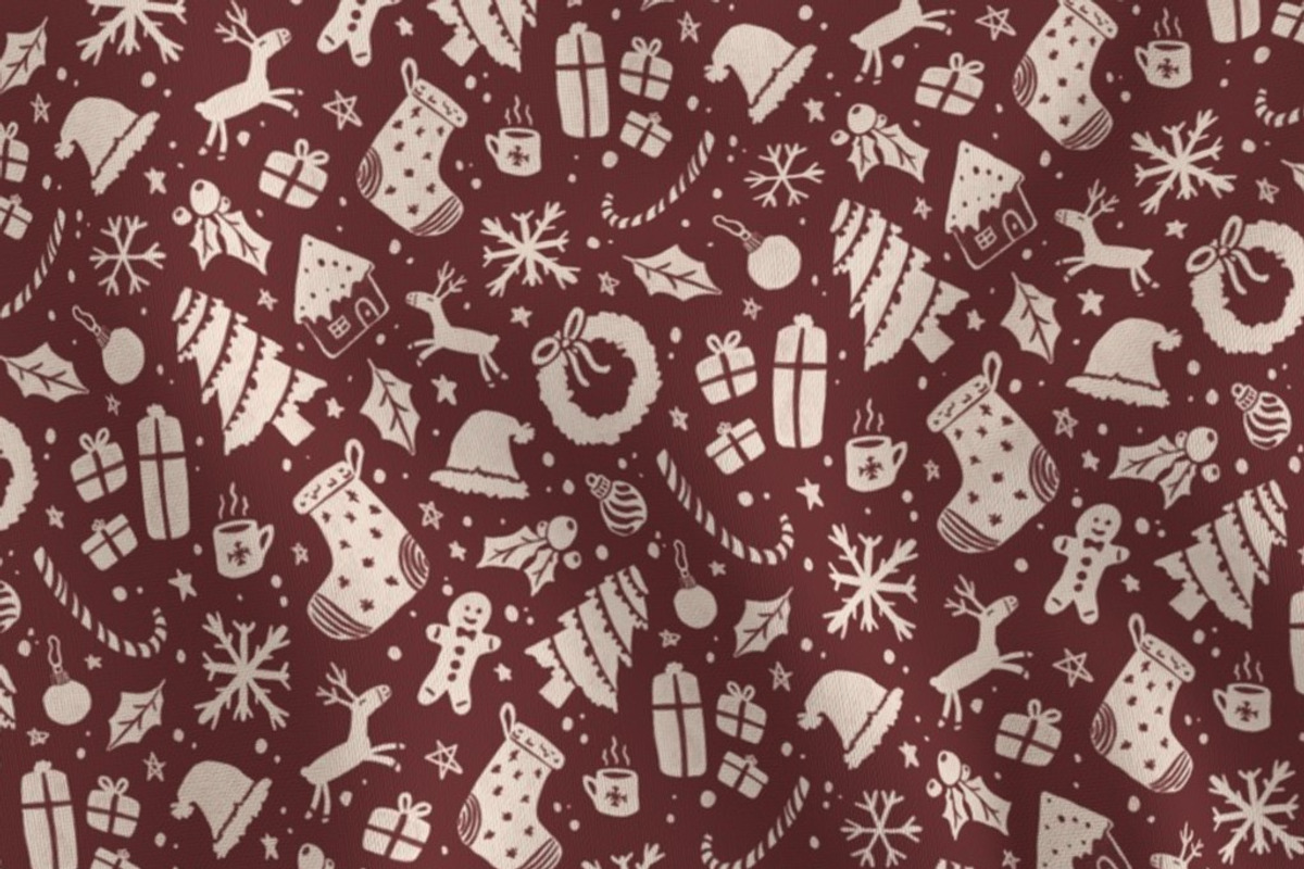 Cosy Christmas Repeat Pattern, a Pattern Graphic by Forest Lily (Photo 3 of 10)