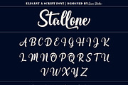 Stallone - Elegant A Script Font, a Script Font by Suza Studio (Thumbnail 2 of 9)