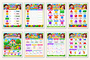 2027 Kids Geometry Practice, a Stationery Template by Designmela01 (Thumbnail 2 of 5)