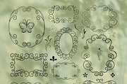 Curly Flourish Frames & Borders, an Object Graphic by venimo (Thumbnail 15 of 15)