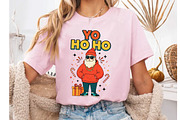 Cool Santa Yo Ho Ho Christmas TShirt, a Seasonal Illustration by DreamCafeArt (Thumbnail 5 of 6)