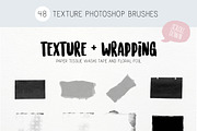 Paper Textures photoshop brushes, a Brush Add-On by Studio-Charlie (Thumbnail 2 of 2)