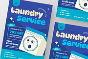Laundry Service Flyer, a Flyer Template by Annora Studio (Thumbnail 5 of 6)
