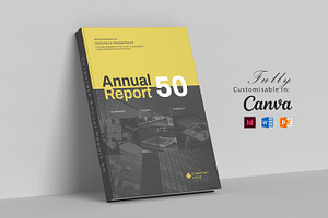 Annual Report template, Brochure