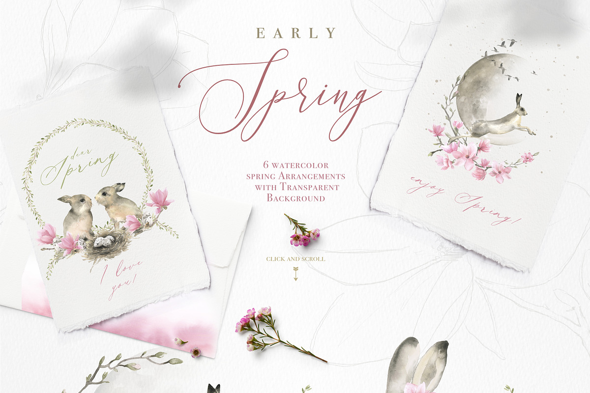 Spring Watercolor Illustration, an Animal Illustration by beehouse studio (Photo 9 of 11)