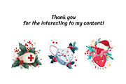 Christmas Medical Clipart Bundle, a Healthcare Illustration by InkyQueenArt (Thumbnail 5 of 6)