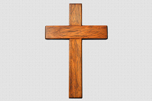 Wooden Christian Cross PNG, a Photo by VetalStock